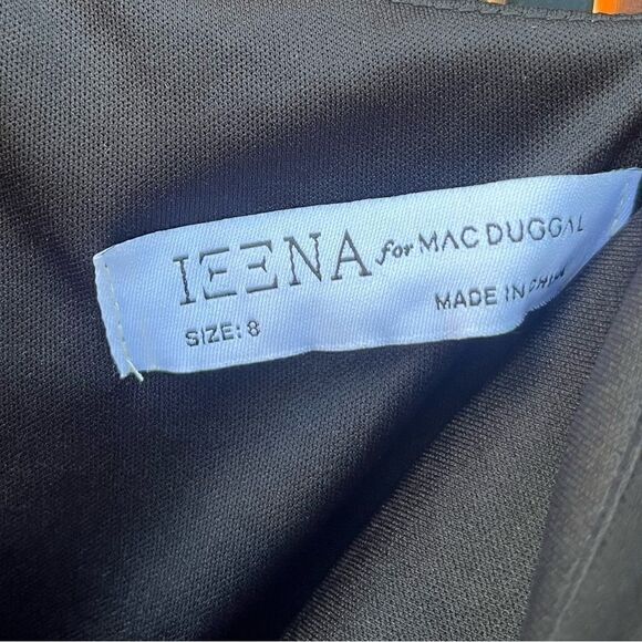 Mac Duggal 55696 Black One Sleeve Beaded Cuff Side Twist Gown NWT - Picture 9 of 9